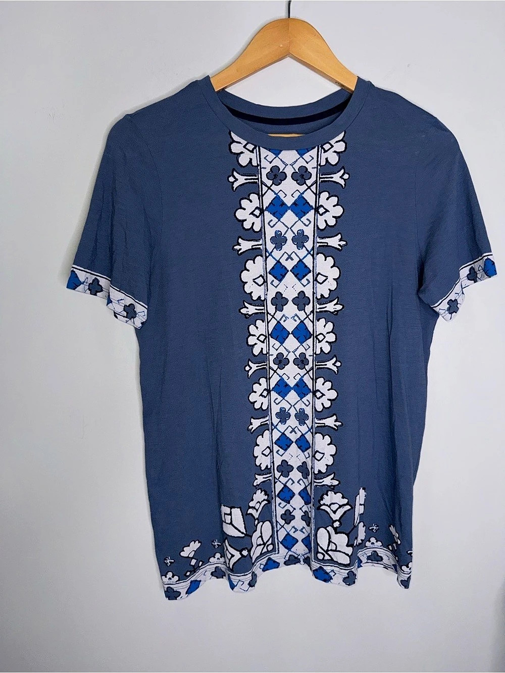 Tory Burch Women’s Small Pima Cotton Graphic Tee Like New !